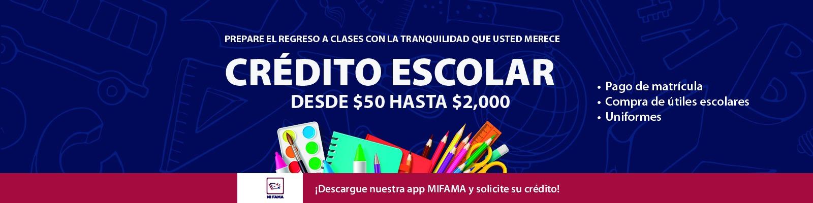 CRÉDITO ESCOLAR